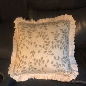 Never used decorative pillow approx 20 X 20 in